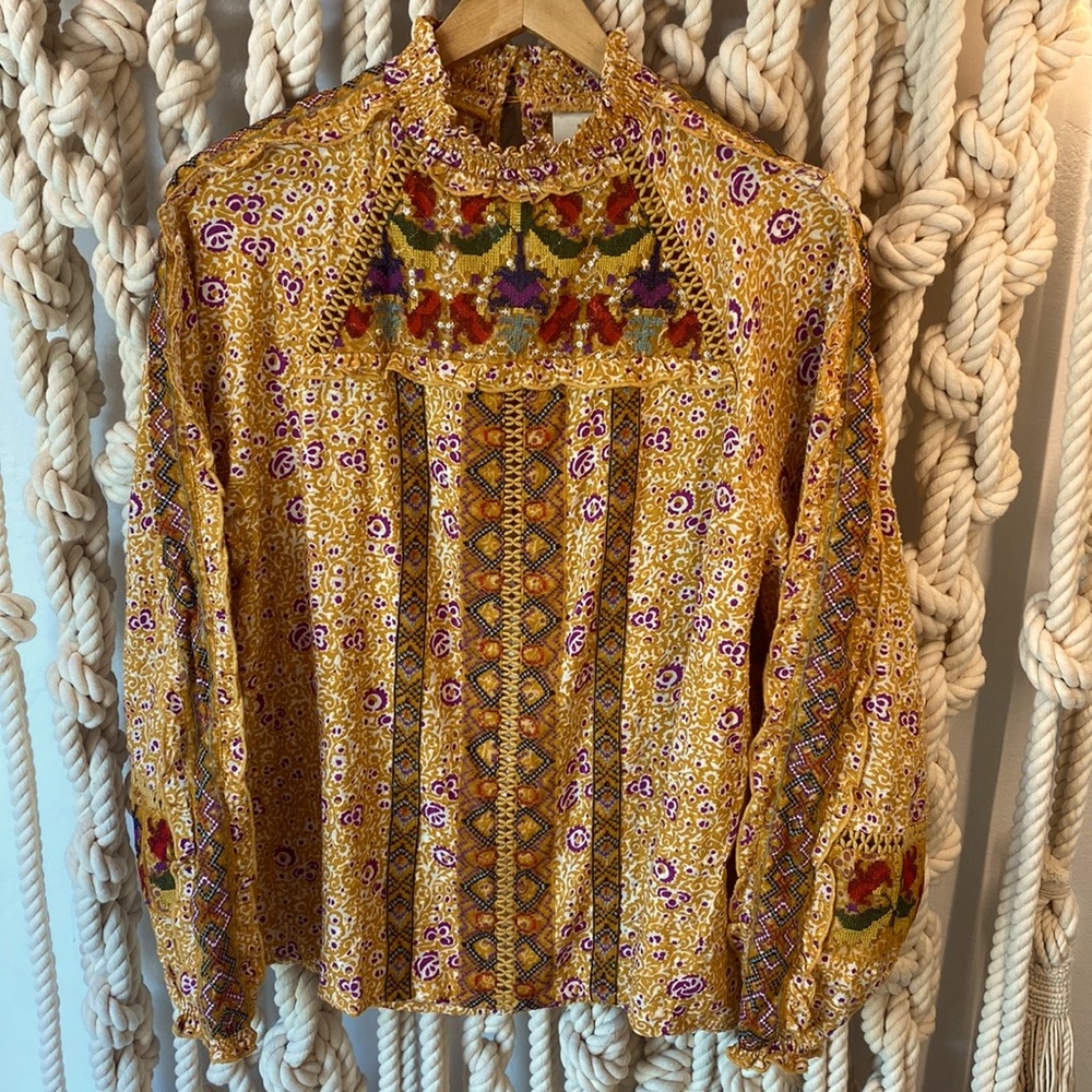 MAEVE Embroidered Top - Picture 2 of 8
